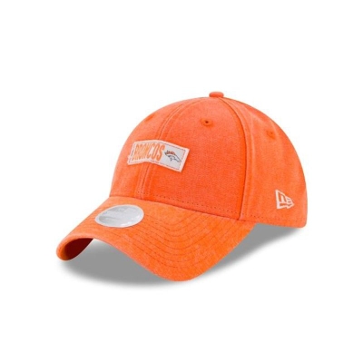 Denver Broncos Gorra | New Era NFL Rugged Tag 9twenty Adjustable Cap Mexico - Naranjas